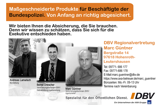 DBV Deutsche Beamtenversicherung Marc Güntner aus Hohenroth- Leutershausen